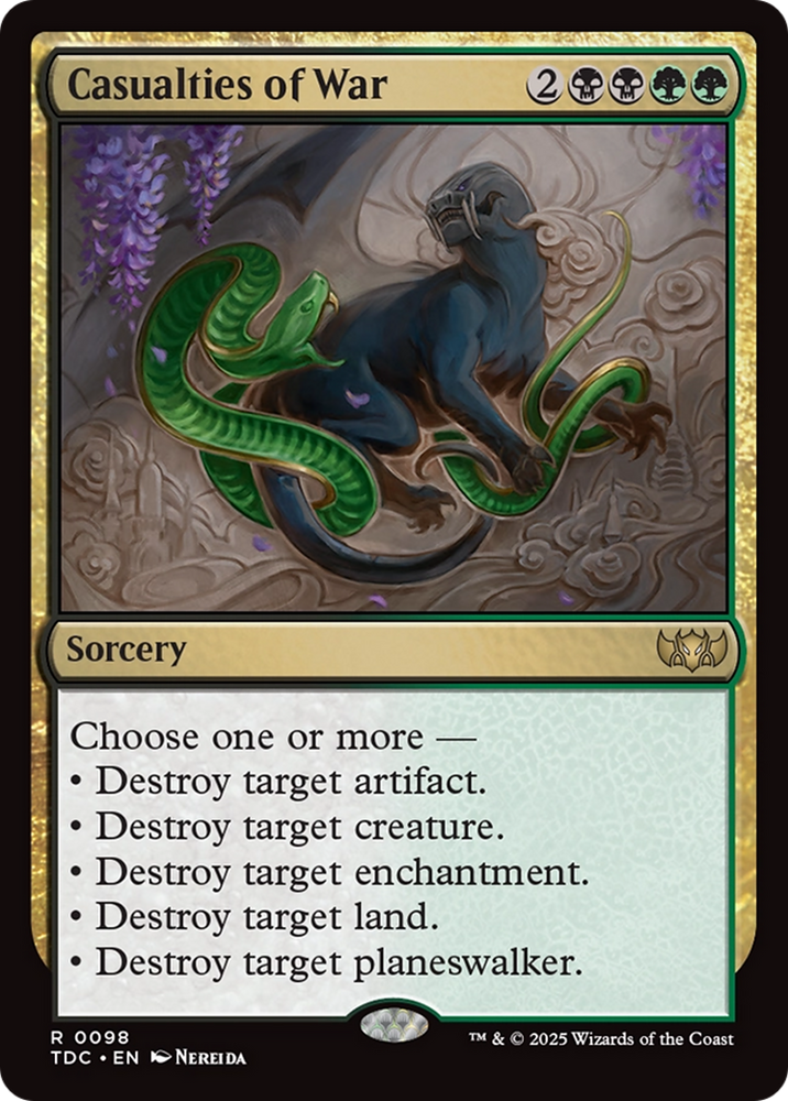 Casualties of War [Tarkir: Dragonstorm Commander] Magic: The Gathering