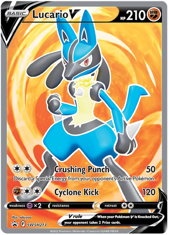 Lucario V (SWSH213) [Sword & Shield: Black Star Promos] Pokémon
