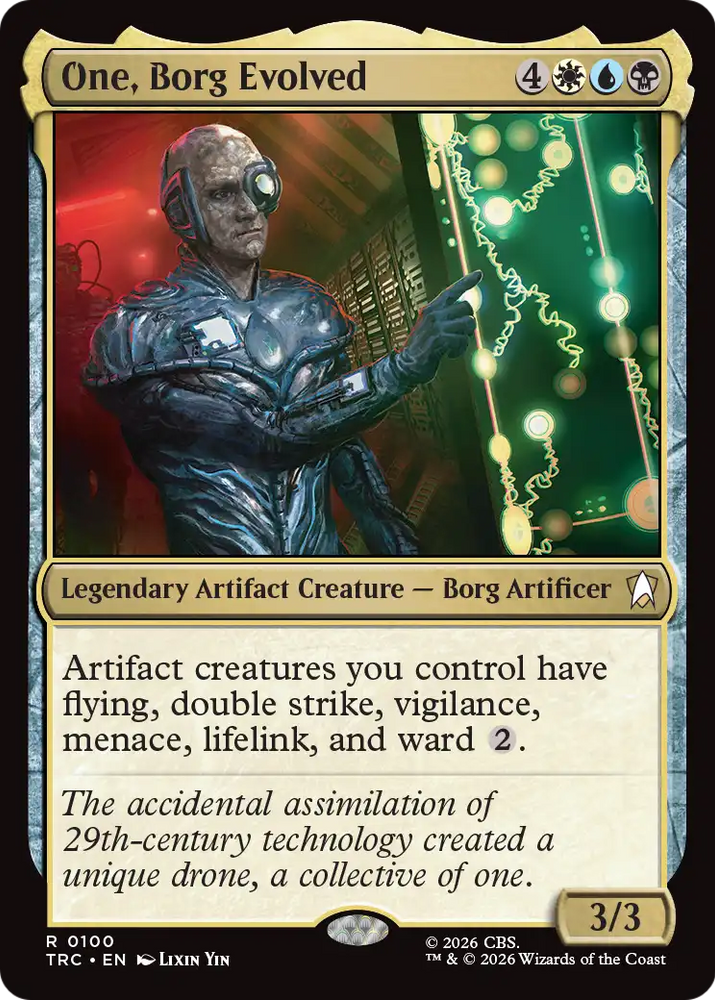 One, Borg Evolved [Star Trek Commander] Magic: The Gathering