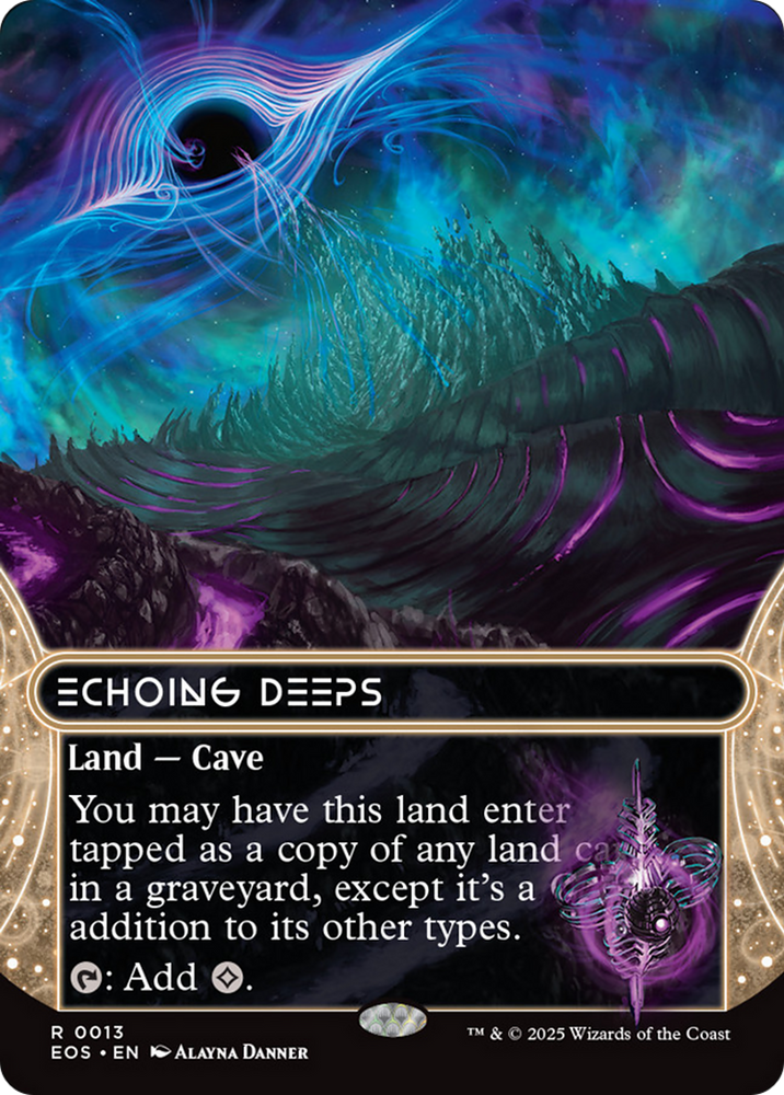 Echoing Deeps (0013) (Borderless) [Edge of Eternities: Stellar Sights] Magic: The Gathering