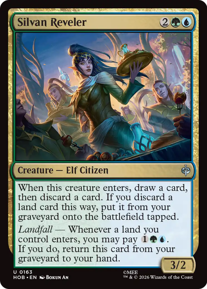 Silvan Reveler [The Hobbit] Magic: The Gathering