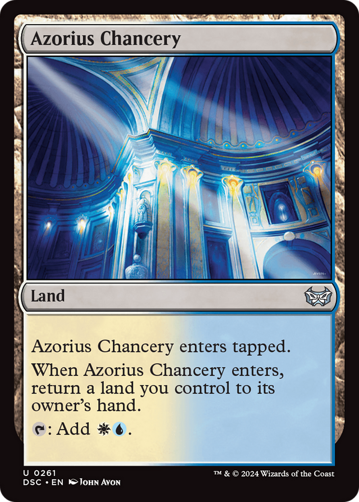 Azorius Chancery [Duskmourn: House of Horror Commander] Magic: The Gathering