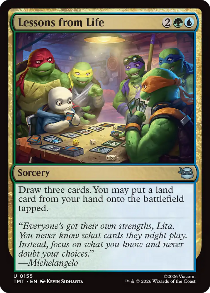Lessons from Life [Teenage Mutant Ninja Turtles] Magic: The Gathering