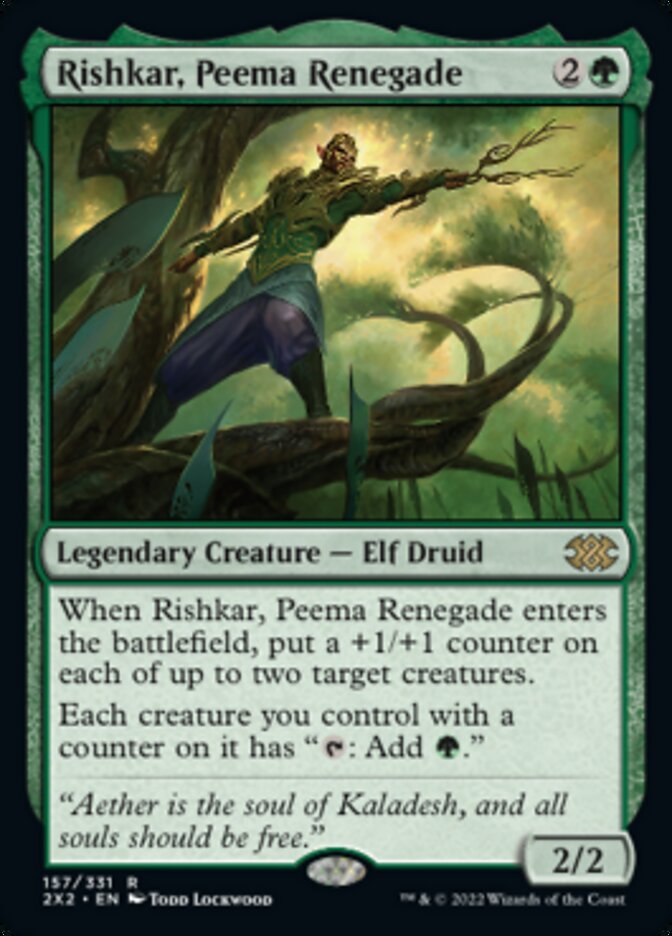 Rishkar, Peema Renegade [Double Masters 2022] Magic: The Gathering