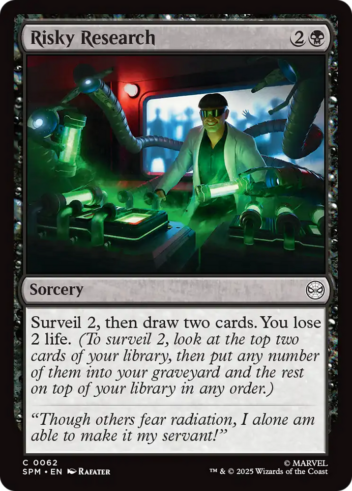 Risky Research [Marvel's Spider-Man] Magic: The Gathering