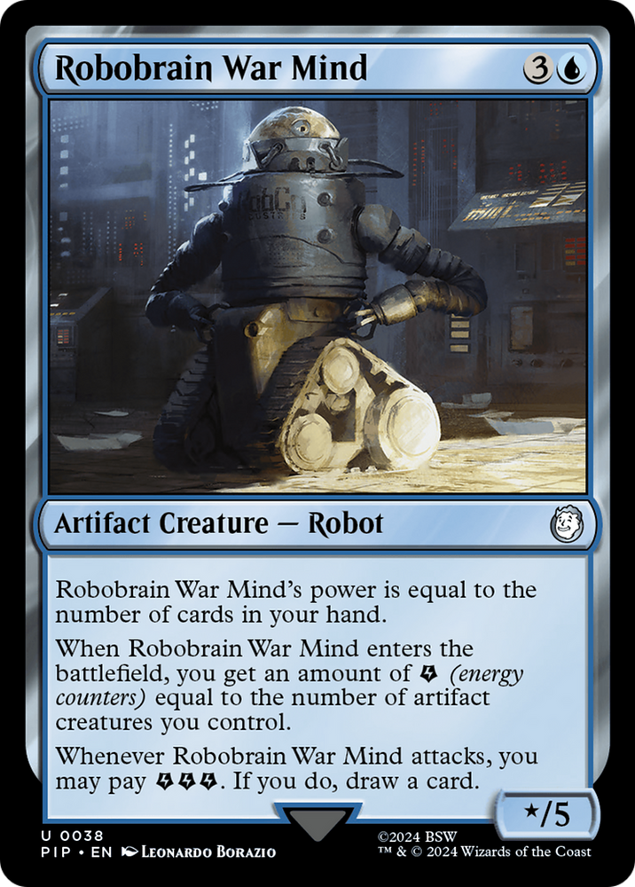 Robobrain War Mind [Fallout] Magic: The Gathering