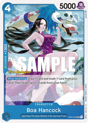 Boa Hancock [Paramount War Pre-Release Cards] Bandai