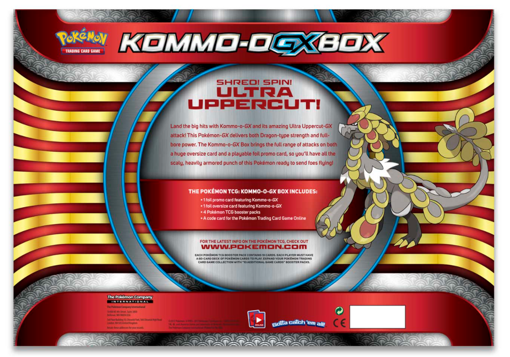Kommo-o GX Box Pokémon
