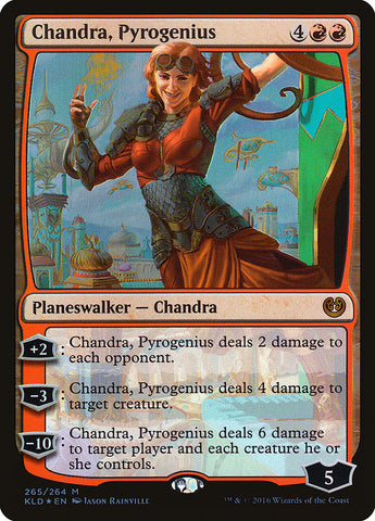 Chandra, Pyrogenius [Kaladesh] Magic: The Gathering