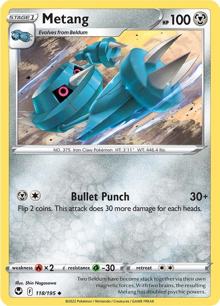 Metang (118/195) [Sword & Shield: Silver Tempest] Pokémon