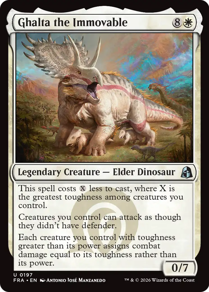 Ghalta the Immovable [Reality Fracture] Magic: The Gathering