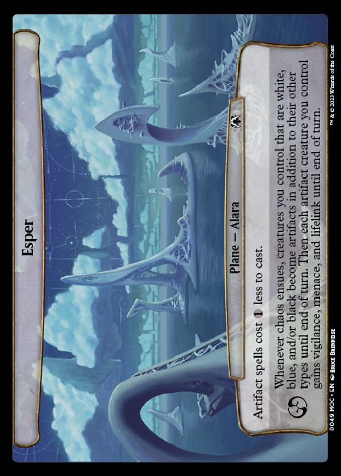 Esper [March of the Machine Commander] Magic: The Gathering
