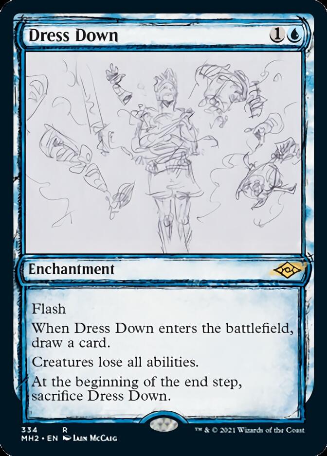 Dress Down (Sketch) [Modern Horizons 2] Magic: The Gathering