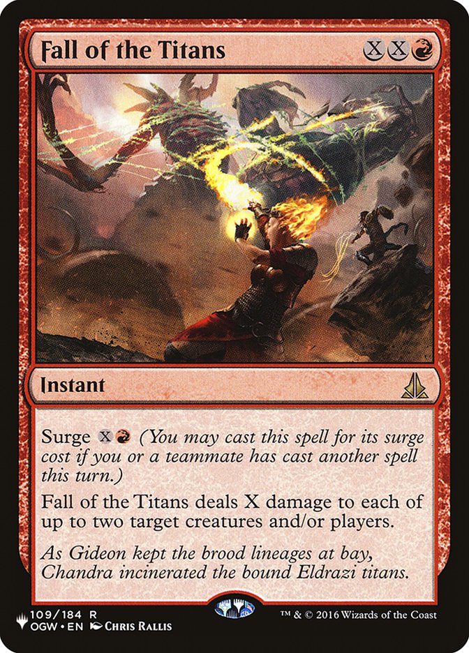 Fall of the Titans [The List] Magic: The Gathering