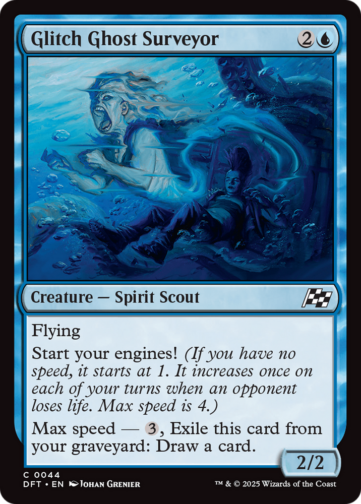 Glitch Ghost Surveyor [Aetherdrift] Magic: The Gathering