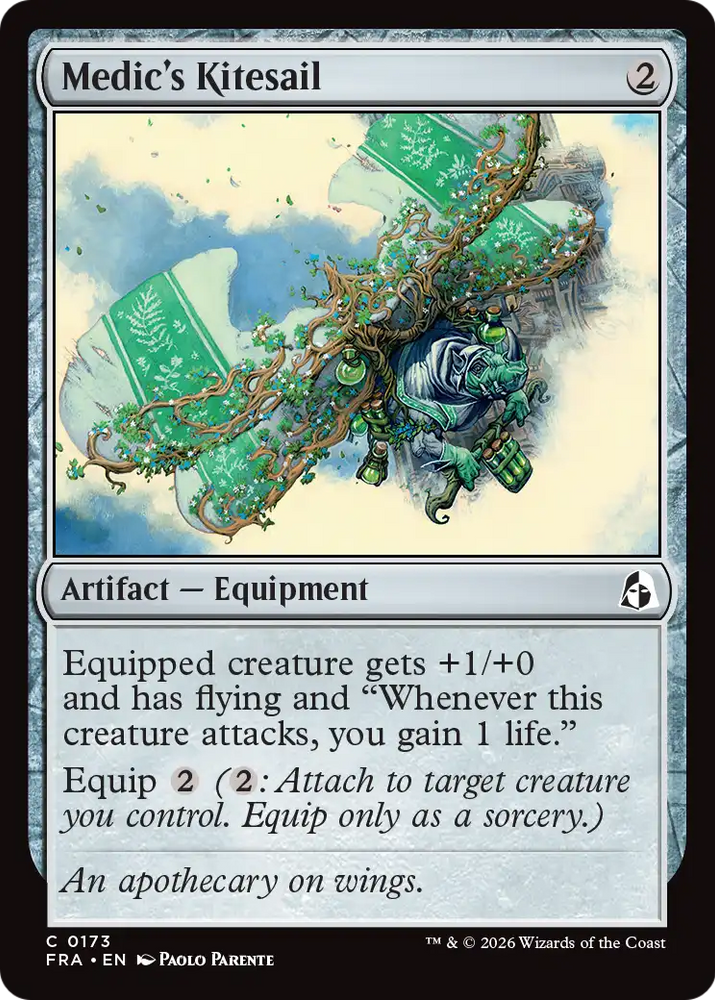 Medic's Kitesail [Reality Fracture] Magic: The Gathering