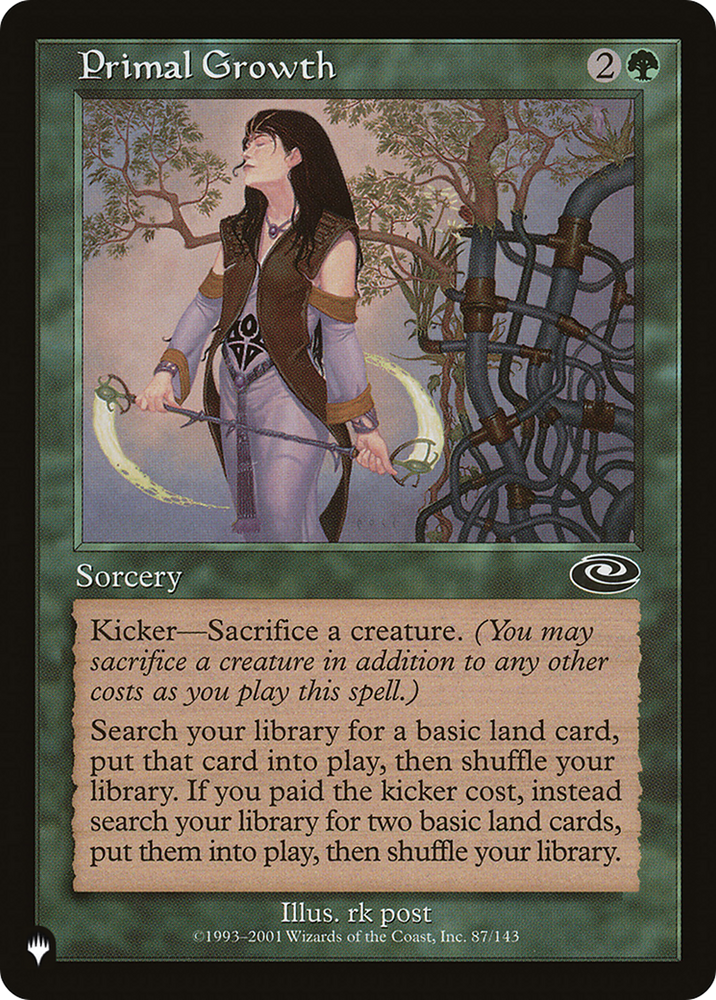 Primal Growth [The List] Magic: The Gathering