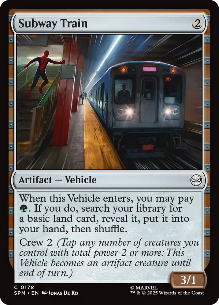Subway Train [Marvel's Spider-Man] Magic: The Gathering