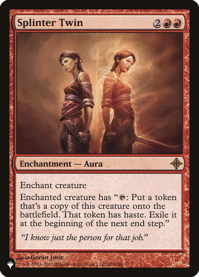 Splinter Twin [The List] Magic: The Gathering
