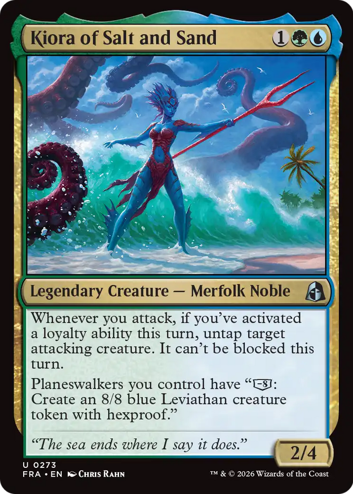Kiora of Salt and Sand [Reality Fracture] Magic: The Gathering