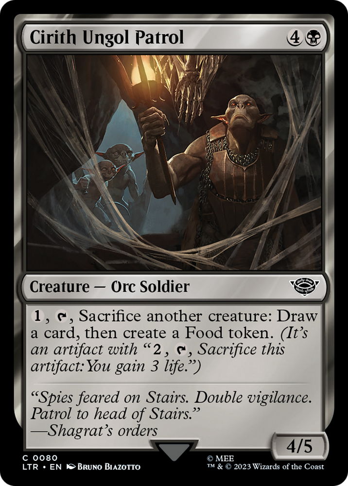 Cirith Ungol Patrol [The Lord of the Rings: Tales of Middle-Earth] Magic: The Gathering