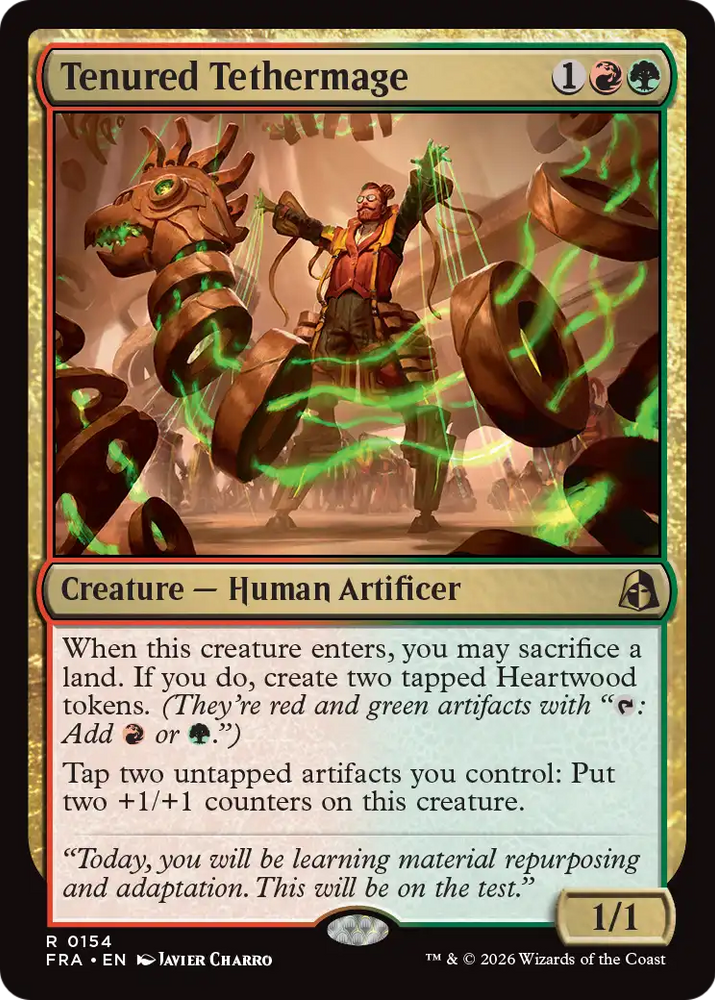 Tenured Tethermage [Reality Fracture] Magic: The Gathering