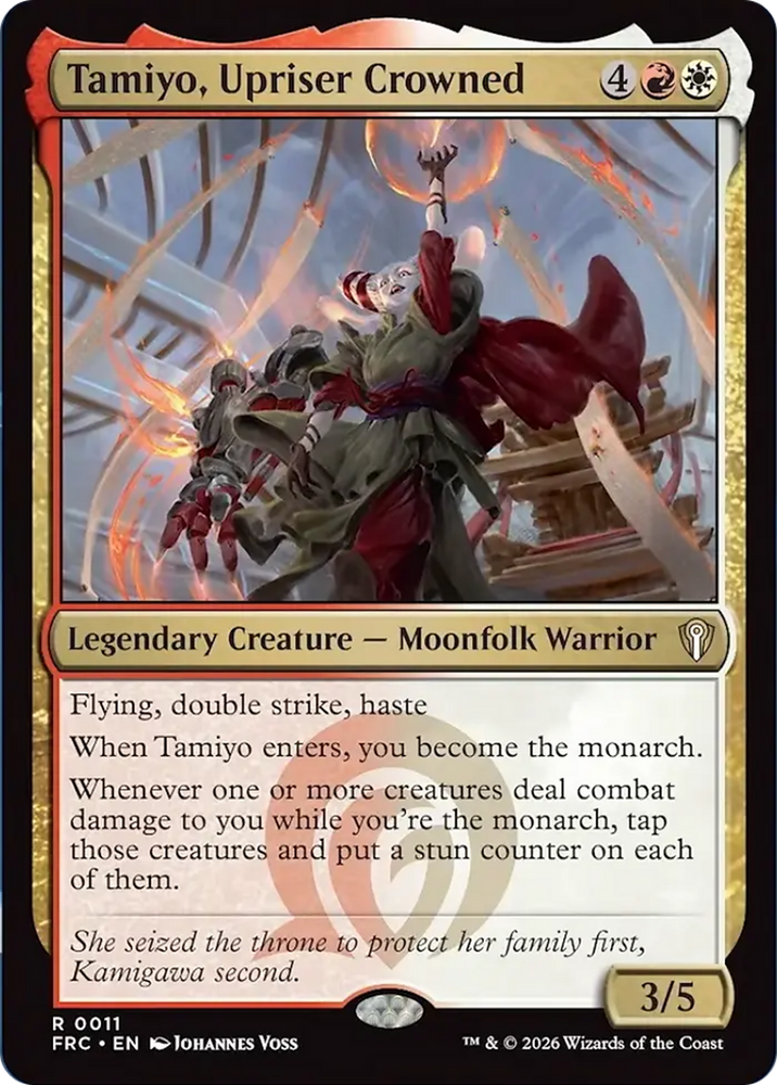 Tamiyo, Upriser Crowned [Reality Fracture Commander] Magic: The Gathering
