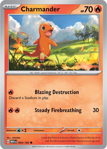 Charmander (004/165) [Scarlet & Violet 151] Pokémon