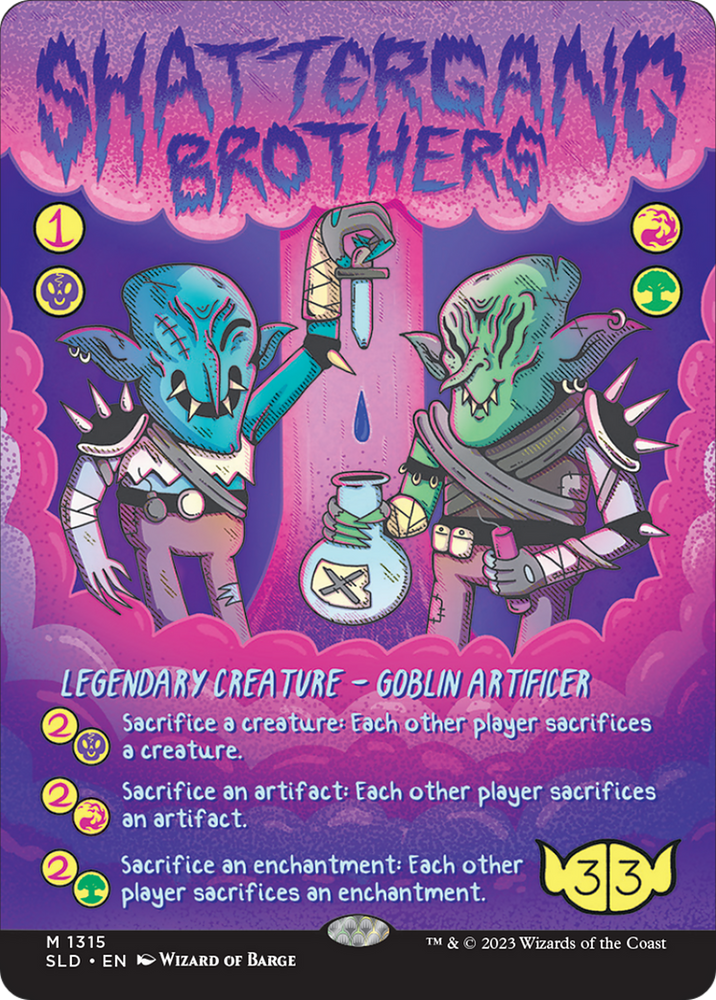 Shattergang Brothers (Rainbow Foil) [Secret Lair Drop Series] Magic: The Gathering