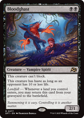 Bloodghast [Aetherdrift] Magic: The Gathering