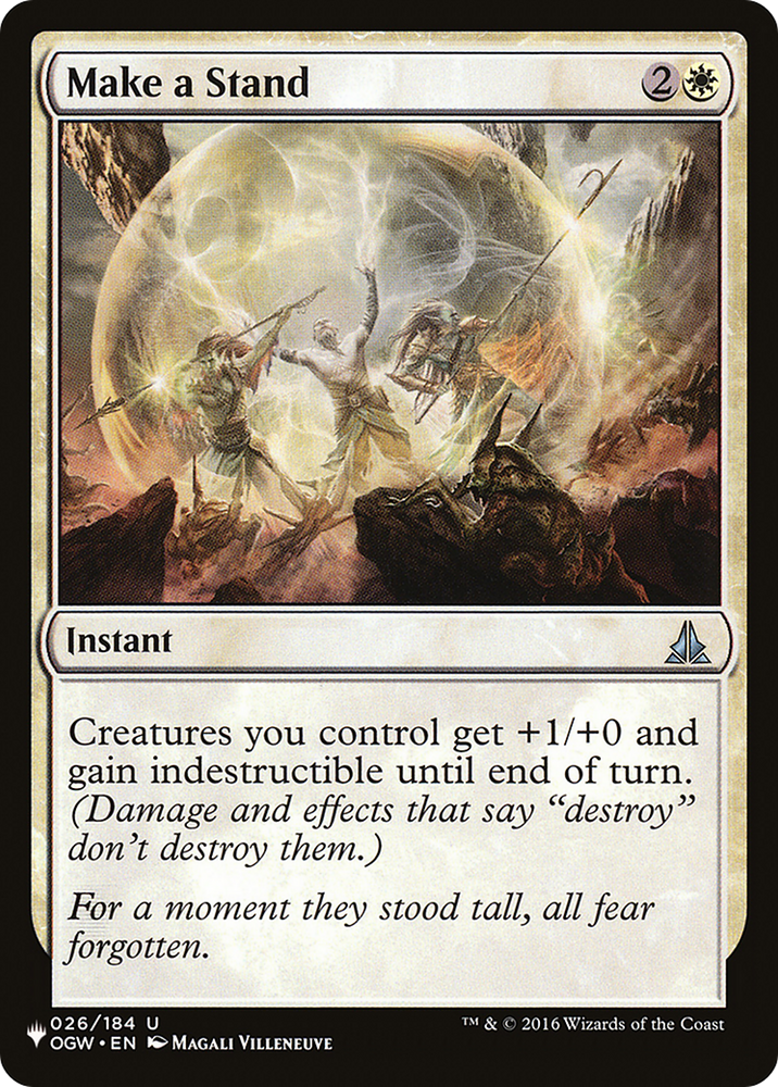 Make a Stand [The List] Magic: The Gathering