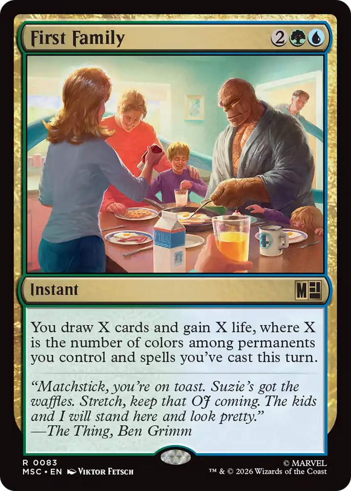 First Family [Marvel Super Heroes Commander] Magic: The Gathering