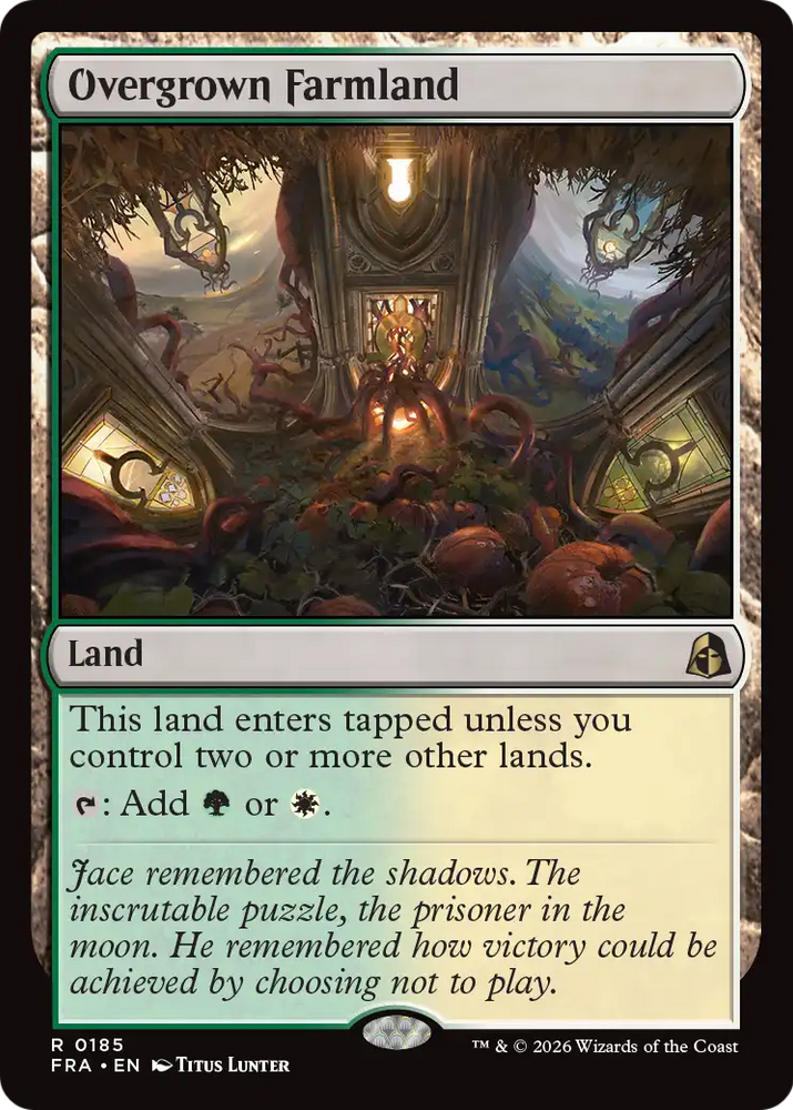 Overgrown Farmland [Reality Fracture] Magic: The Gathering
