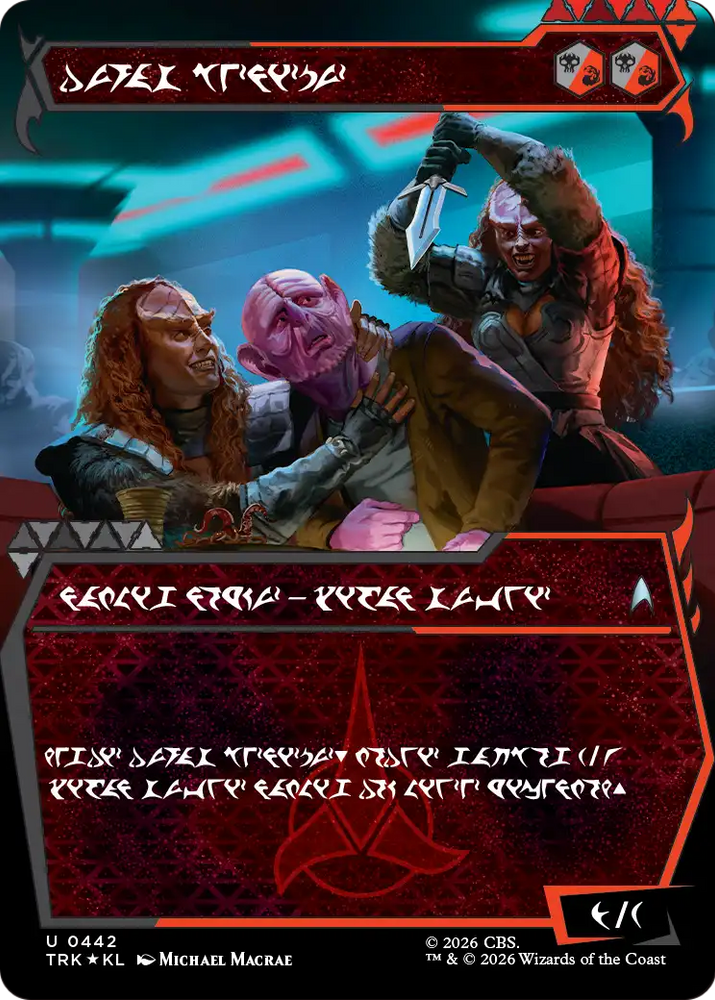 The Duras Sisters (Showcase) (Klingon) [Star Trek] Magic: The Gathering