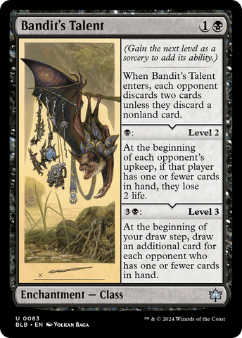 Bandit's Talent [Bloomburrow] Magic: The Gathering