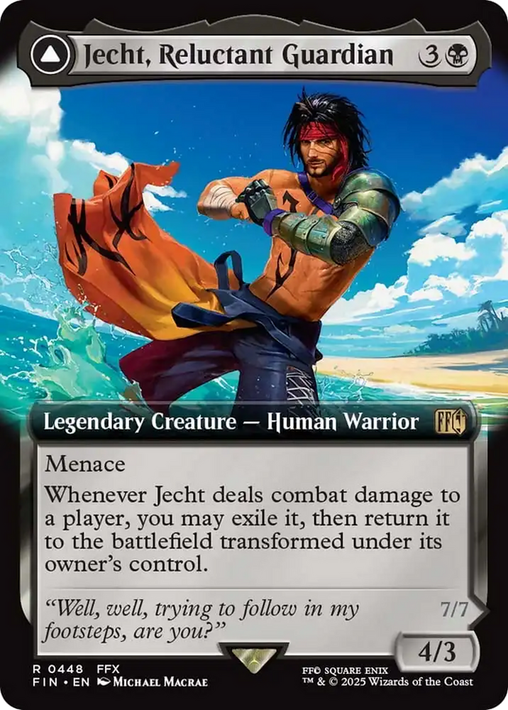 Jecht, Reluctant Guardian // Braska's Final Aeon (Extended Art) [FINAL FANTASY] Magic: The Gathering