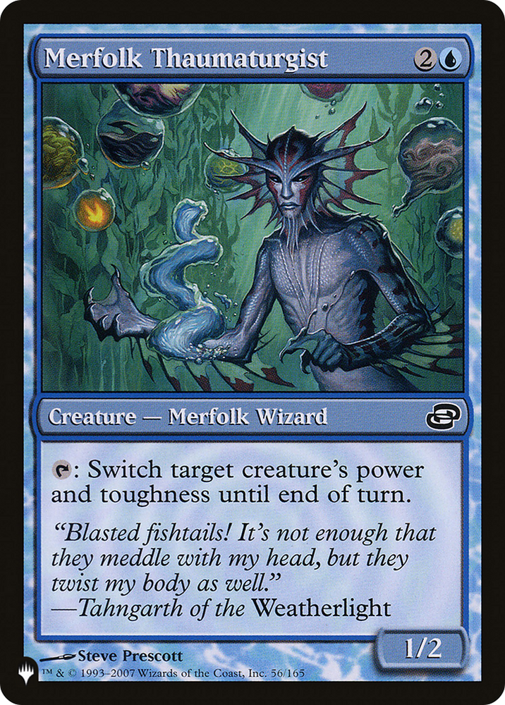 Merfolk Thaumaturgist [The List] Magic: The Gathering