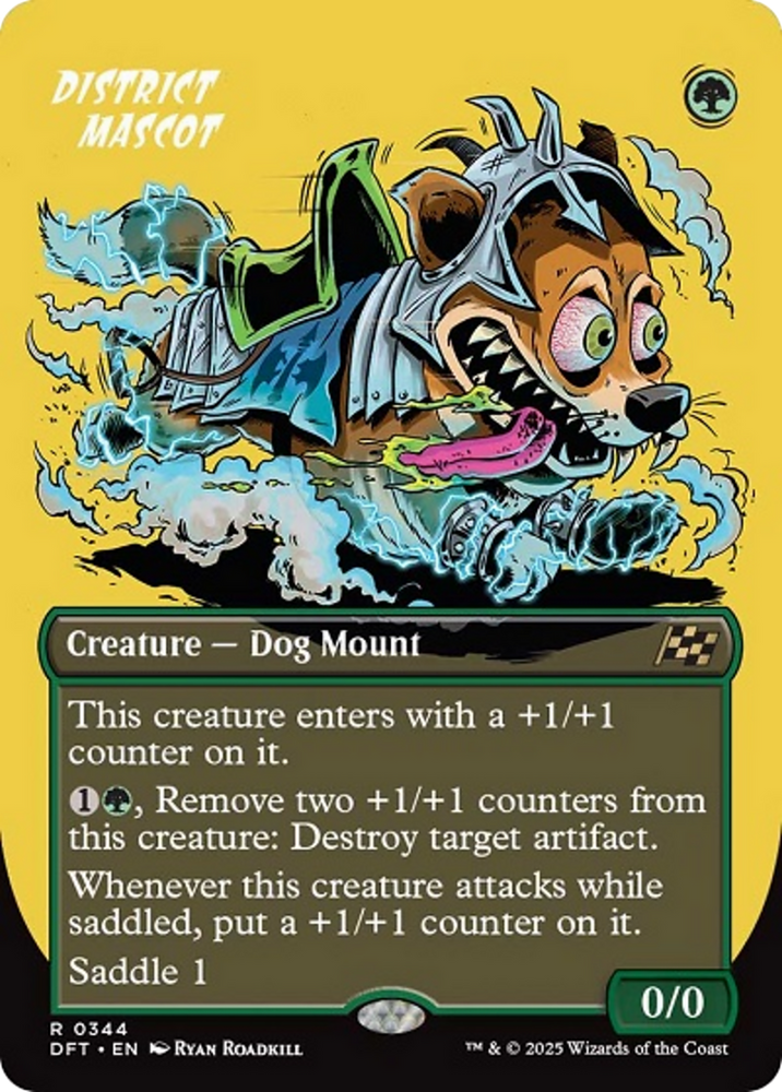 District Mascot (Borderless) [Aetherdrift] Magic: The Gathering