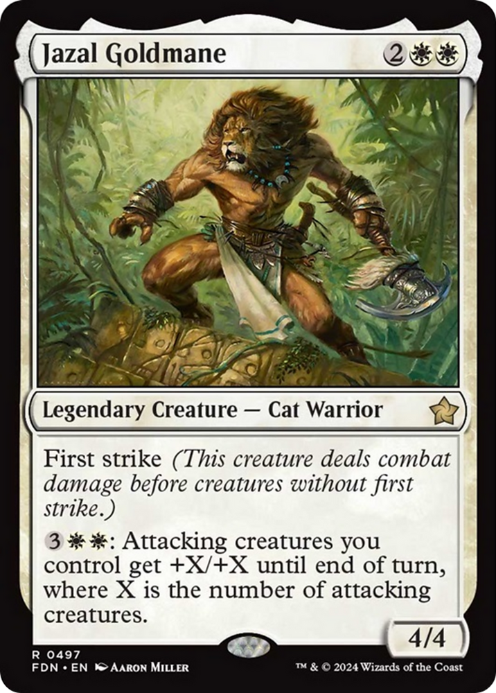 Jazal Goldmane [Foundations] Magic: The Gathering