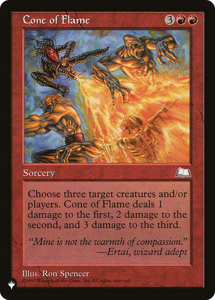 Cone of Flame [The List] Magic: The Gathering