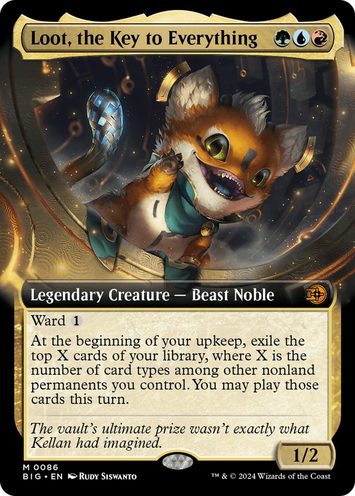 Loot, the Key to Everything (Extended Art) [Outlaws of Thunder Junction: The Big Score] Magic: The Gathering