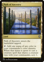 Path of Ancestry [Phyrexia: All Will Be One Commander] Magic: The Gathering