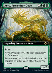 Aeve, Progenitor Ooze (Extended Art) [Modern Horizons 2] Magic: The Gathering
