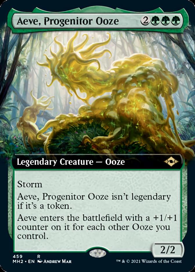 Aeve, Progenitor Ooze (Extended Art) [Modern Horizons 2] Magic: The Gathering