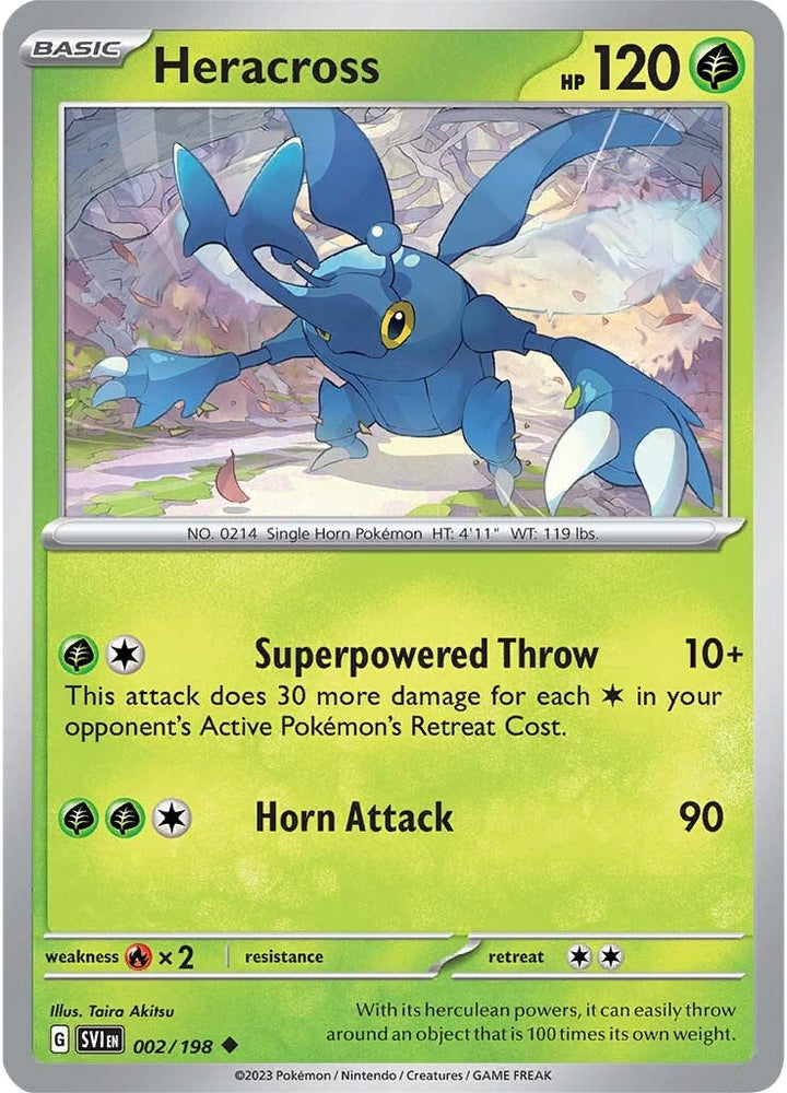 Heracross (002/198) [Scarlet & Violet: Base Set] Pokémon