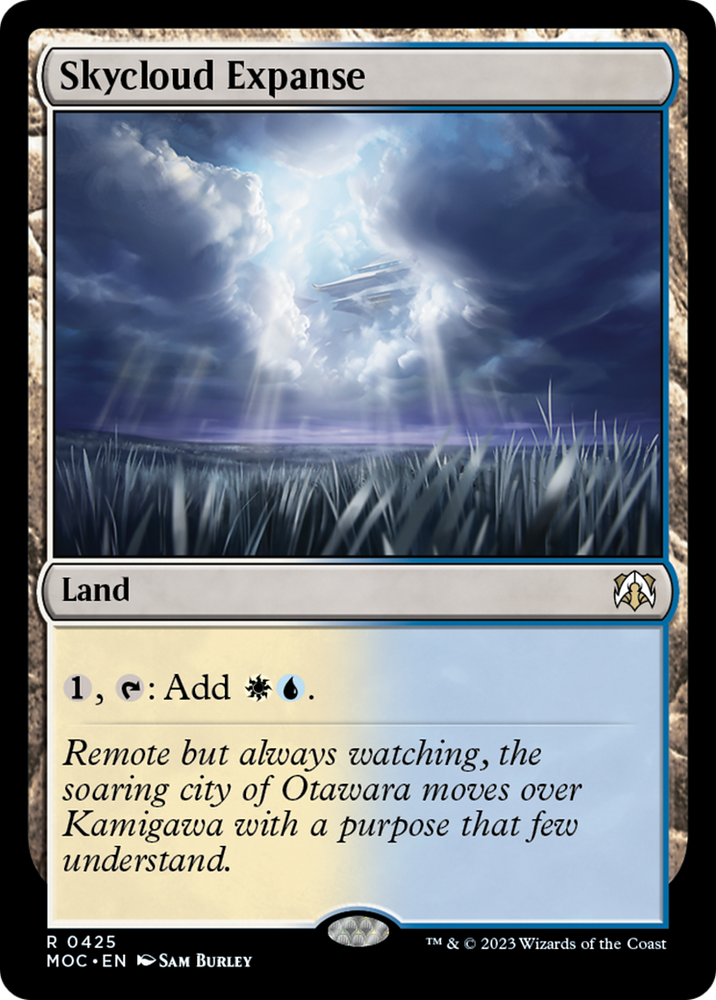 Skycloud Expanse [March of the Machine Commander] Magic: The Gathering