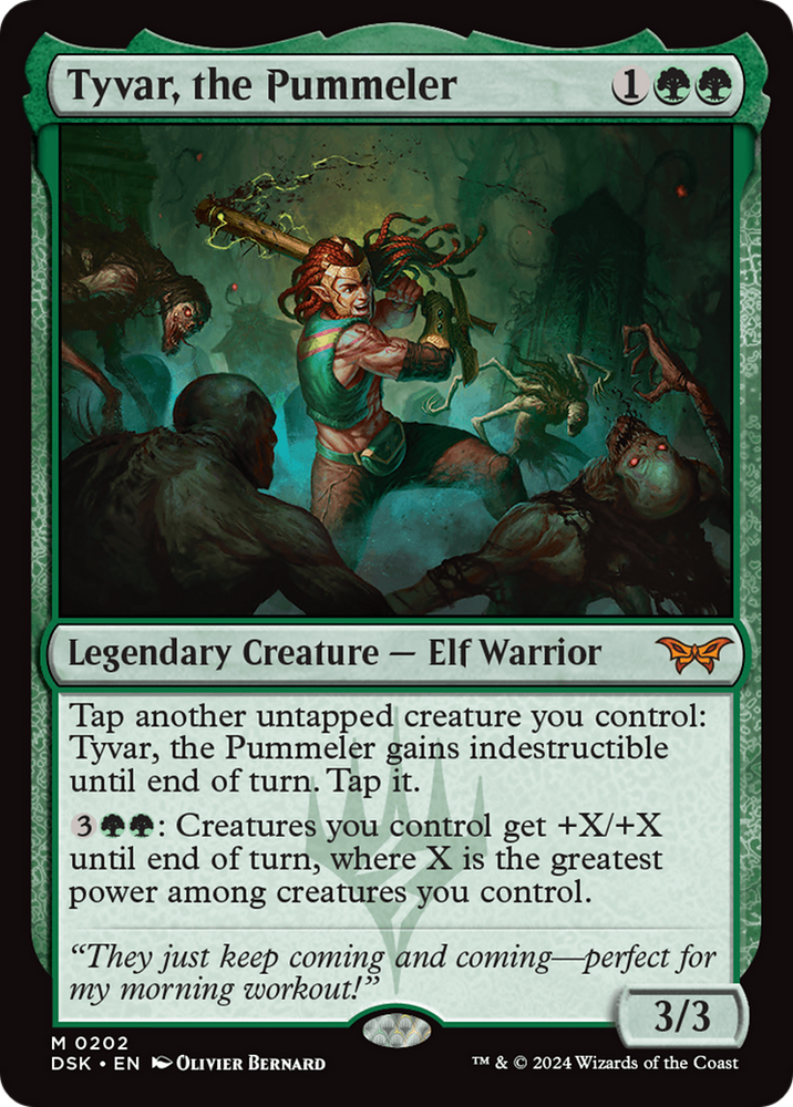 Tyvar, the Pummeler [Duskmourn: House of Horror] Magic: The Gathering