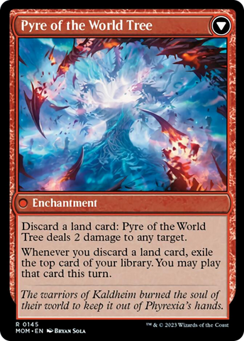 Invasion of Kaldheim // Pyre of the World Tree [March of the Machine] Magic: The Gathering