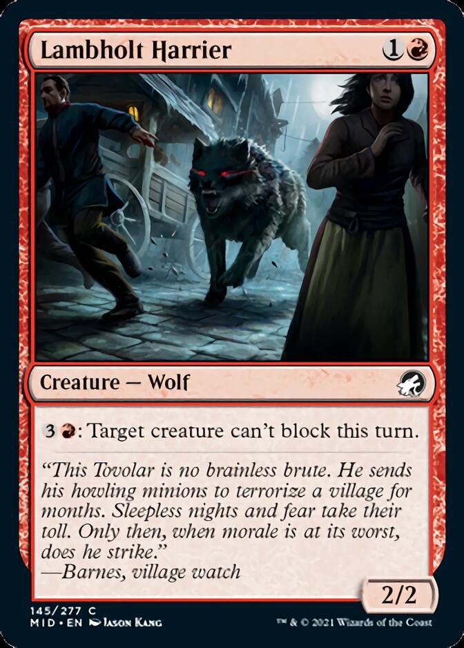 Lambholt Harrier [Innistrad: Midnight Hunt] Magic: The Gathering