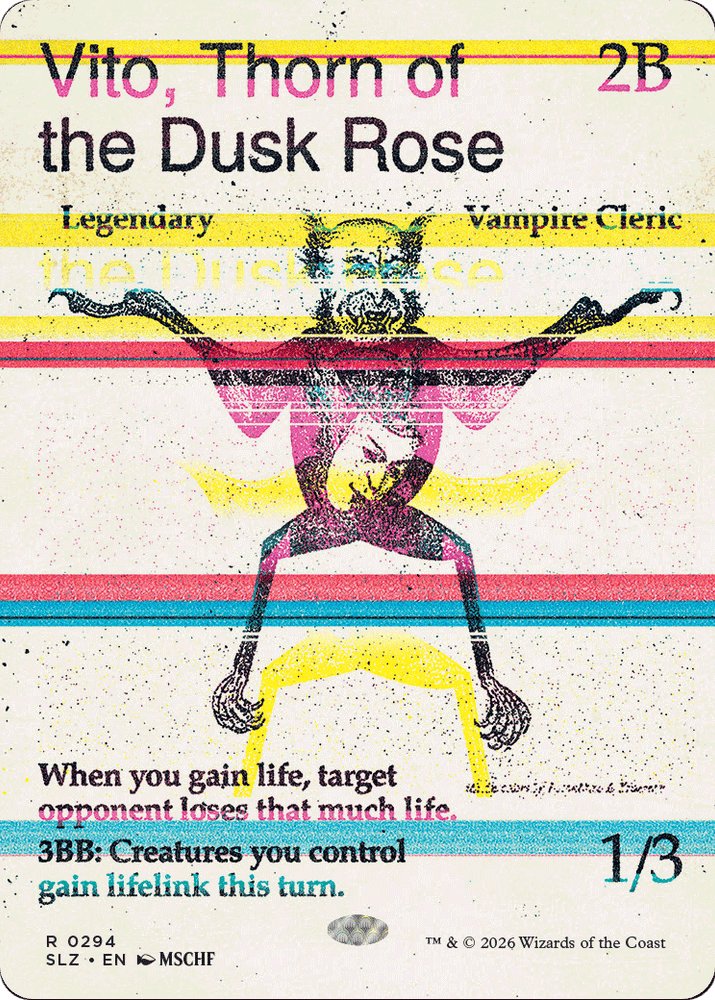 Vito, Thorn of the Dusk Rose (0294) [Secret Lair x MSCHF: The Zeta Set] Magic: The Gathering